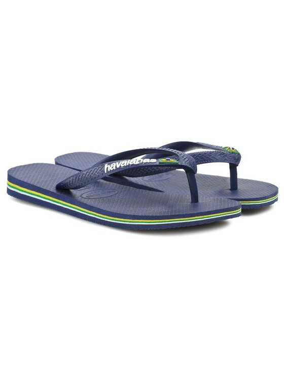 Havaianas Havaianas Джапанки Brasil Logo 41108500555 Тъмносин