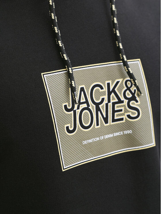 Jack & Jones Jack & Jones Mikina Rain 12288098 Čierna Regular Fit