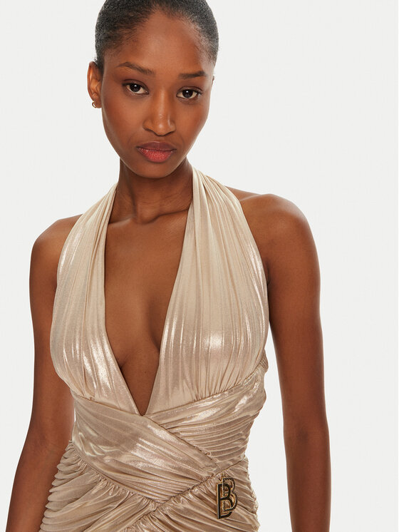 Babylon Babylon Rochie de seară MF200U Auriu Regular Fit