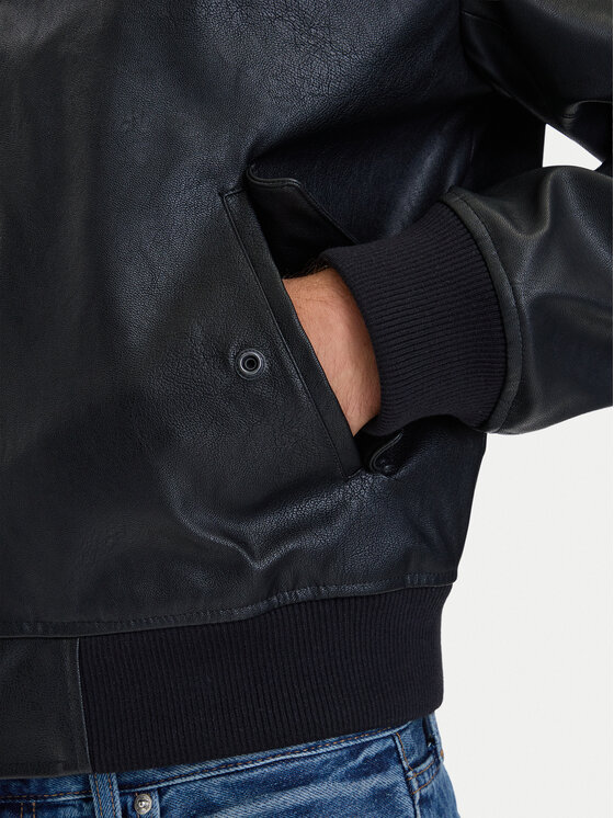 Calvin Klein Jeans Calvin Klein Jeans Dirbtinės odos striukė LV04RH413G Juoda Regular Fit