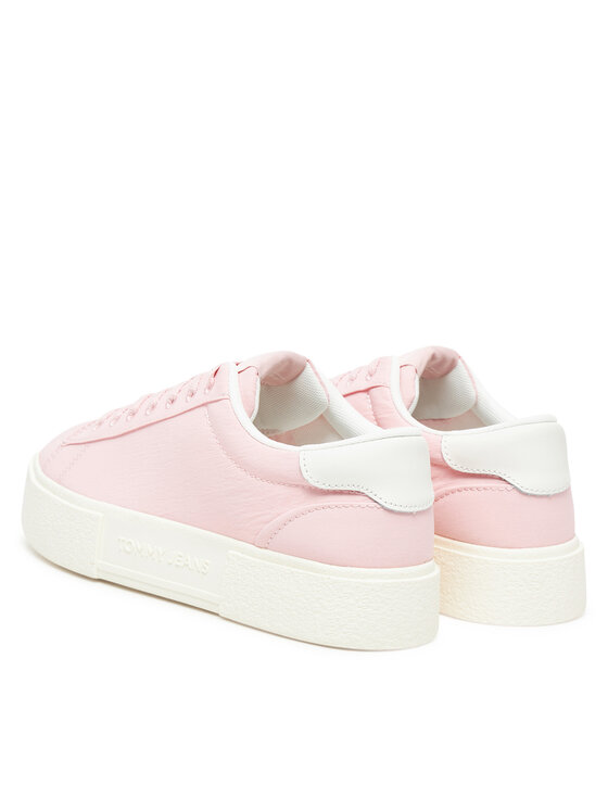 Tommy Jeans Tommy Jeans Сникърси Tjw Flatform Sneaker EN0EN02819 Розов