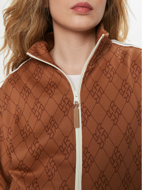 REPLAY Replay Bluză W3403.000.74934 Maro Regular Fit