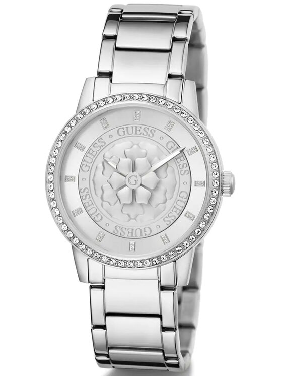 Guess Guess Hodinky GW0747L1 Stříbrná