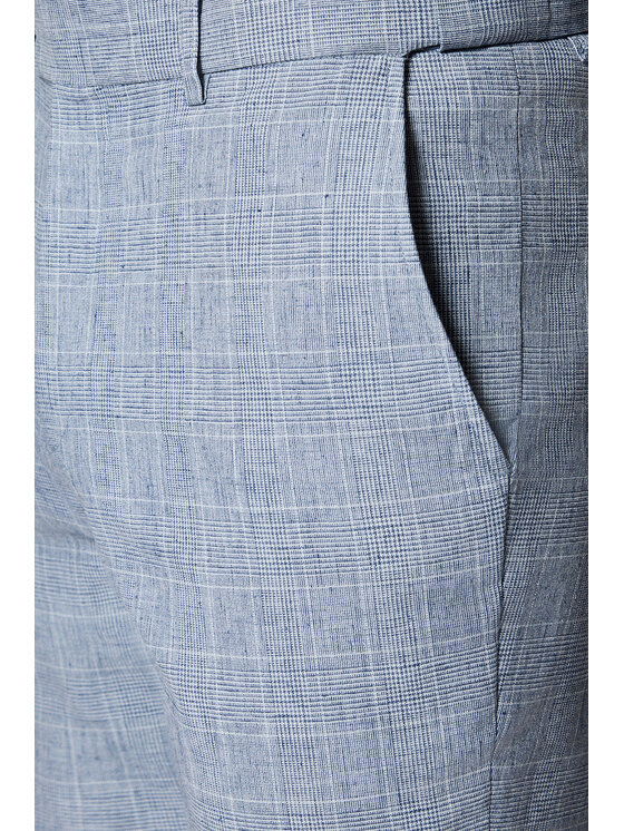 Lancerto Lancerto Spodnie materiałowe Corrado SP131125000002 Niebieski Slim Fit
