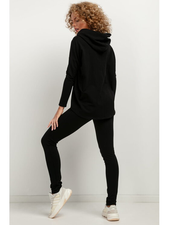 Tessita Tessita Spodnie dresowe T382 Czarny Slim Leg