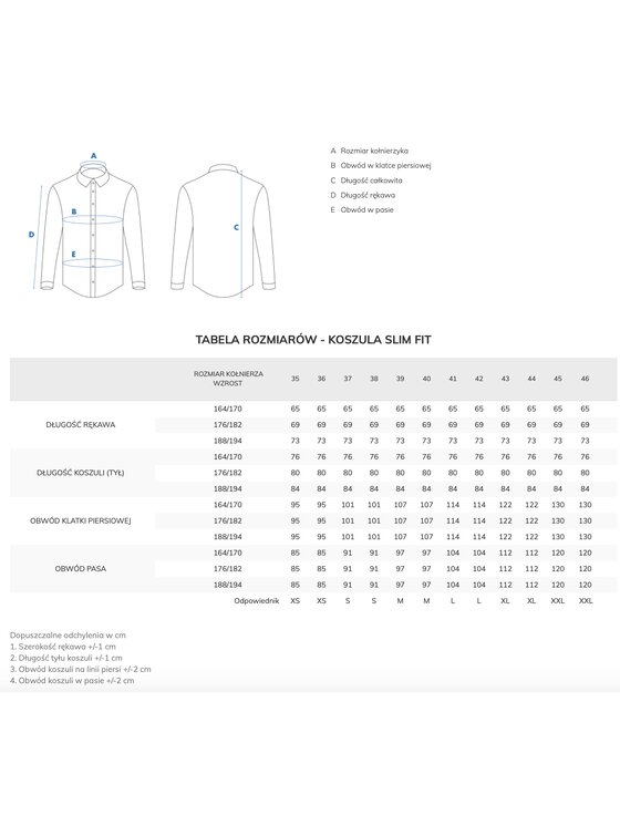 Borgio Borgio Koszula lavello_00254 Biały Slim Fit