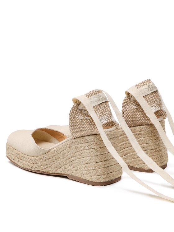 Castañer Castañer Espadrilles Tina Jute/001 023071-203 Weiß