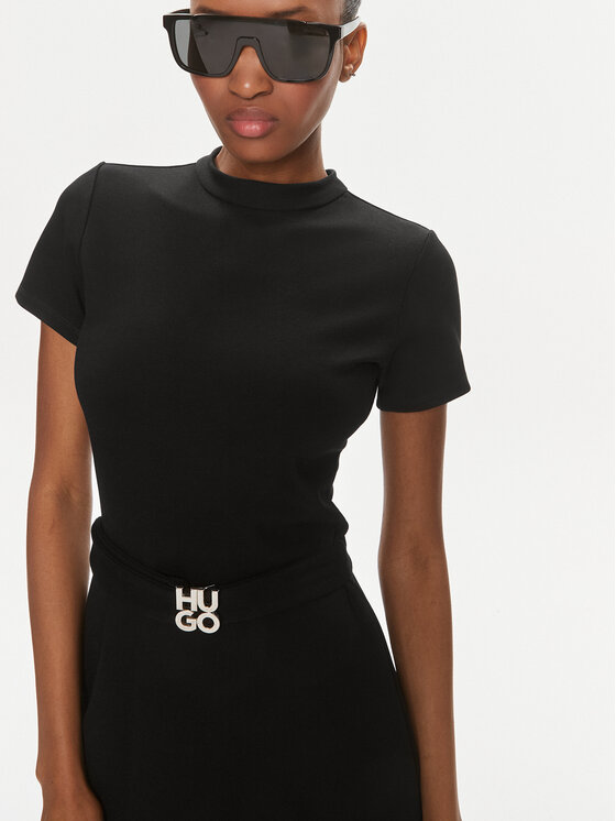 HUGO Hugo Kleid für den Alltag Nerion 50515761 Schwarz Slim Fit