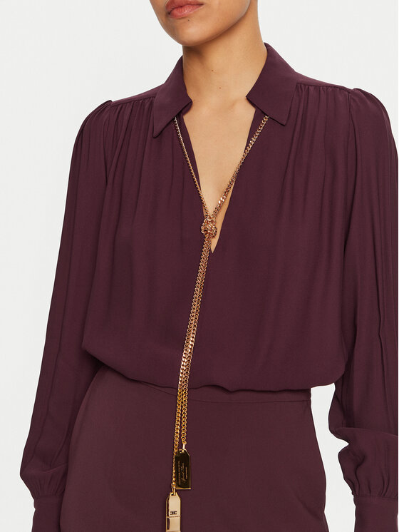 Elisabetta Franchi Elisabetta Franchi Ing CA-093-46E3 Bordó Regular Fit
