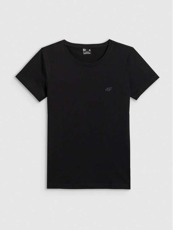 4F 4F T-shirt 4FRSS26TTSHF3628-20S Nero Slim Fit