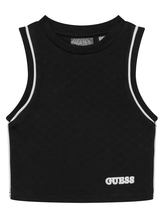 Guess Top J6GI37 KF972 Negru Slim Fit