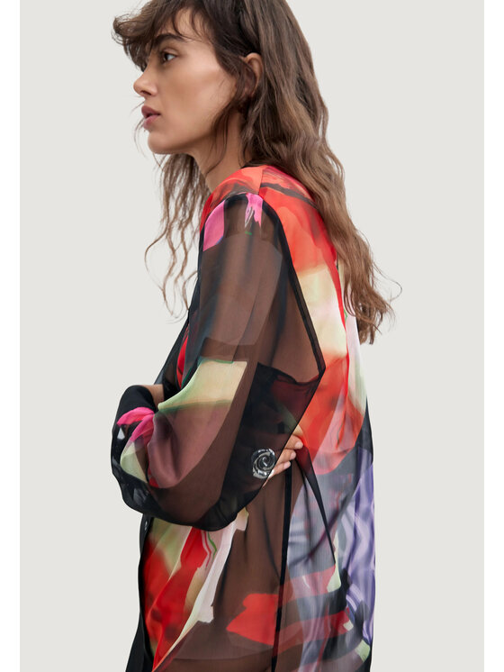 Desigual Desigual Vestito da giorno VEST_MAMEN_LACROIX Nero Egg Fit