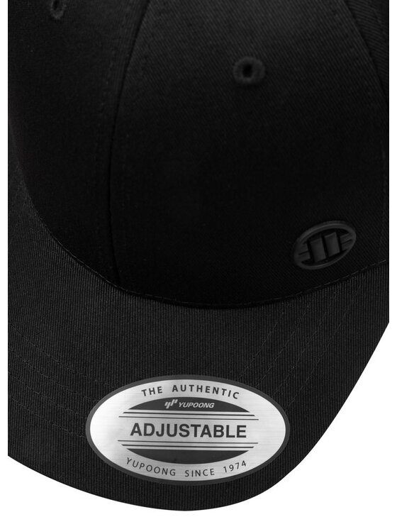 PITBULL PITBULL Czapka z daszkiem Czapka Snapback Youth Small logo uniwersalny Czarny