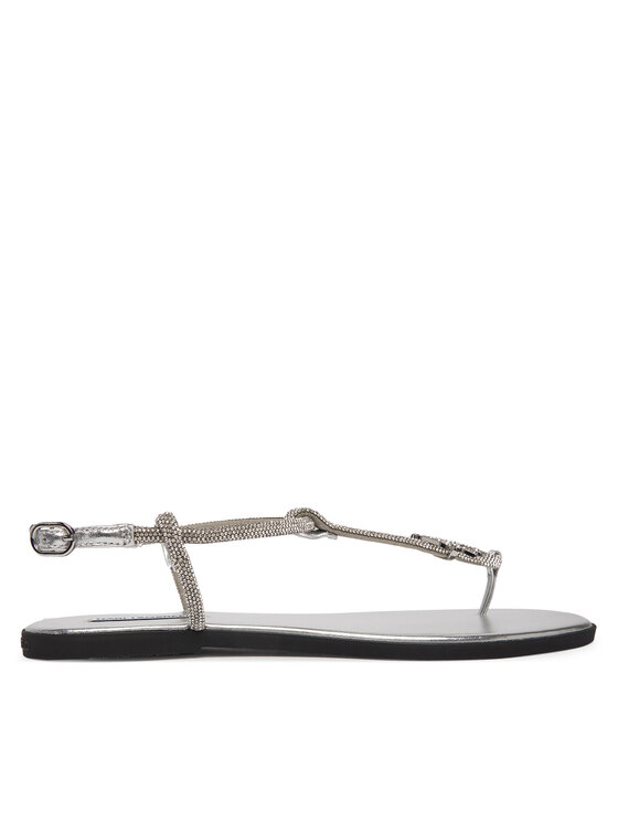 KARL LAGERFELD Sandale Olympia II KL87416 Argintiu