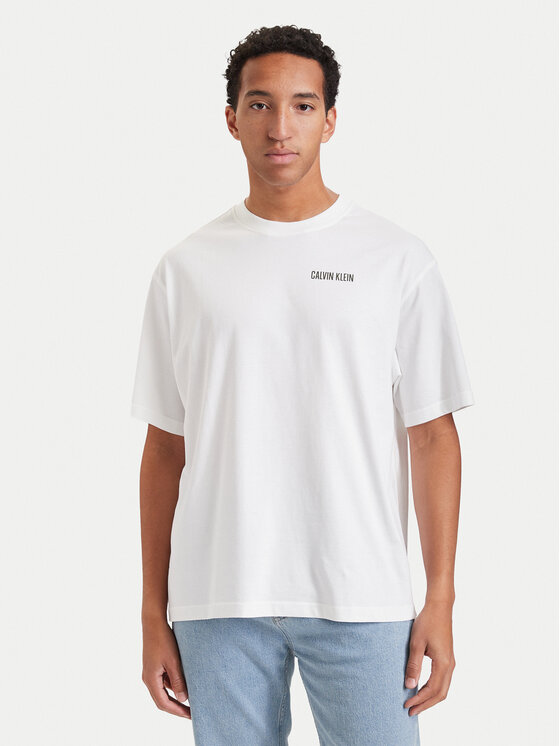 Calvin Klein Jeans Calvin Klein Jeans Тишърт Calvins Or Nothing LV04RH825G Бял Regular Fit