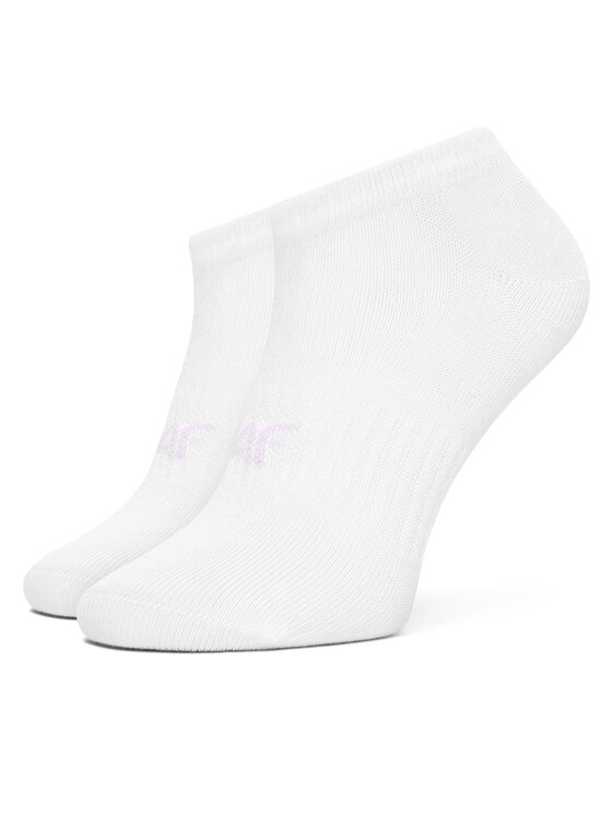 4F 4F Set di 3 paia di calzini corti da bambini 4FJSS23USOCF097 Bianco