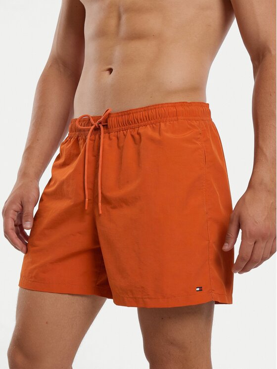 Tommy Hilfiger Tommy Hilfiger Plavecké šortky UM0UM03477 Oranžová Regular Fit