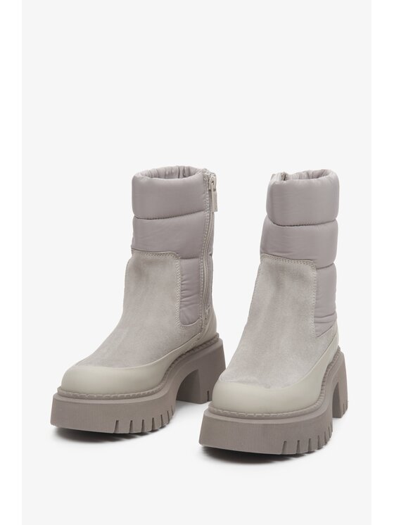 Estro Estro Μποτάκια ER00113681 Γκρι