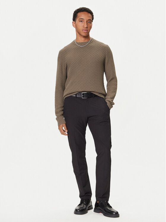 HUGO HUGO Megztinis Syer 50546995 Smėlio Regular Fit
