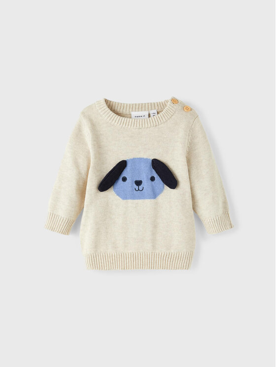 NAME IT NAME IT Pullover 13207111 Beige Regular Fit
