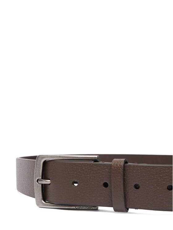 Calvin Klein Calvin Klein Ζώνη Casual Pin Buckle Pebble 35Mm LV04D7095G Καφέ