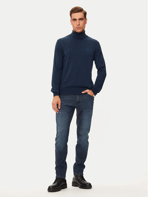 La Martina La Martina Golf ZMS019 YW091 Tumesinine Regular Fit