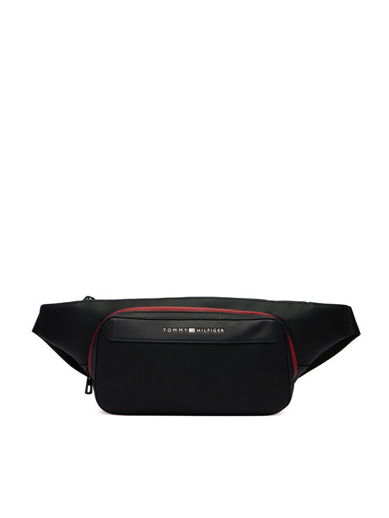 Tommy Hilfiger Tommy Hilfiger Ľadvinka Th Foundation Bumbag AM0AM14159 Čierna