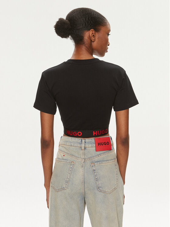 HUGO Hugo T-shirt Logo 50520497 Nero Relaxed Fit