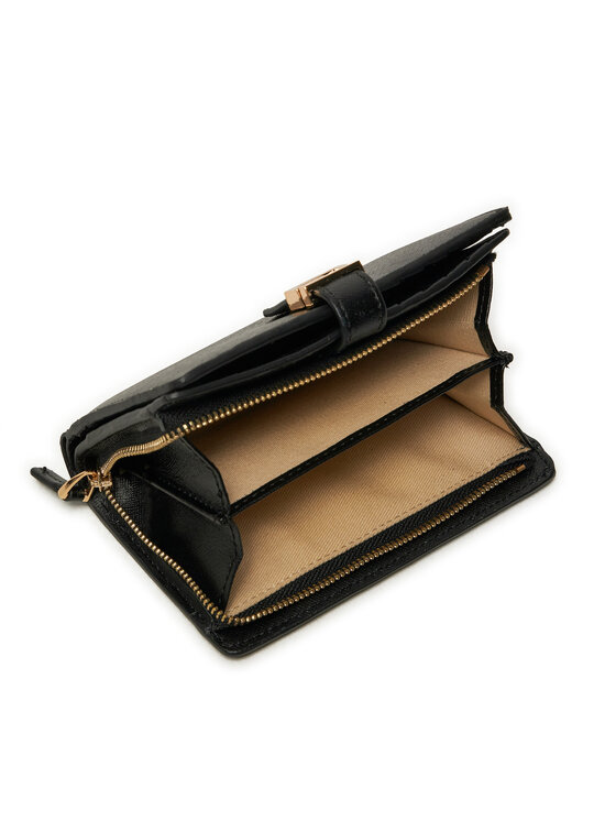 Guess KERSTI CHEQUE ORGANIZER - Portafoglio - black/nero