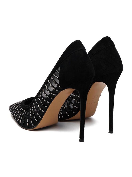 Eva Minge Eva Minge Pantofi cu toc subțire EO-MOLLY-LT1643-15 Negru