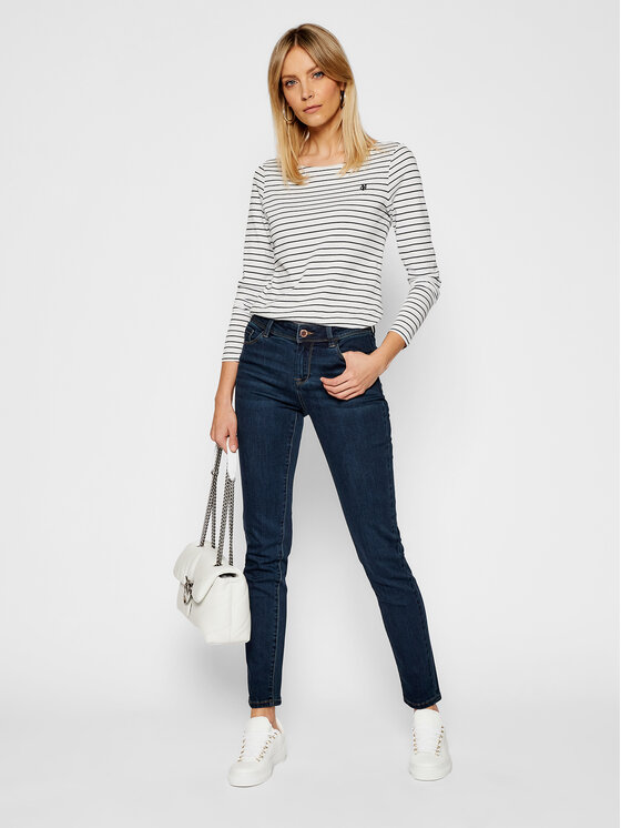 Morgan Morgan Teksad 201-POM.P Tumesinine Slim Fit