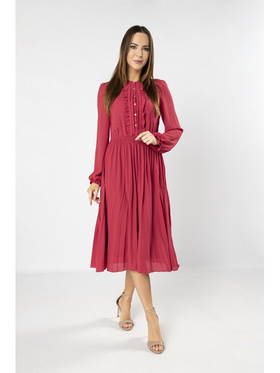 QUIOSQUE QUIOSQUE Každodenné šaty ACCAE DRESS Ružová Regular Fit