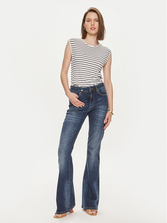 United Colors Of Benetton United Colors Of Benetton Тишърт 3NRAD107J Тъмносин Regular Fit