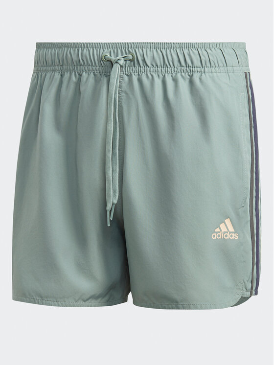 adidas adidas Peldšorti Very Short Length Retro Split Swim Shorts HT4349 Zaļš Regular Fit