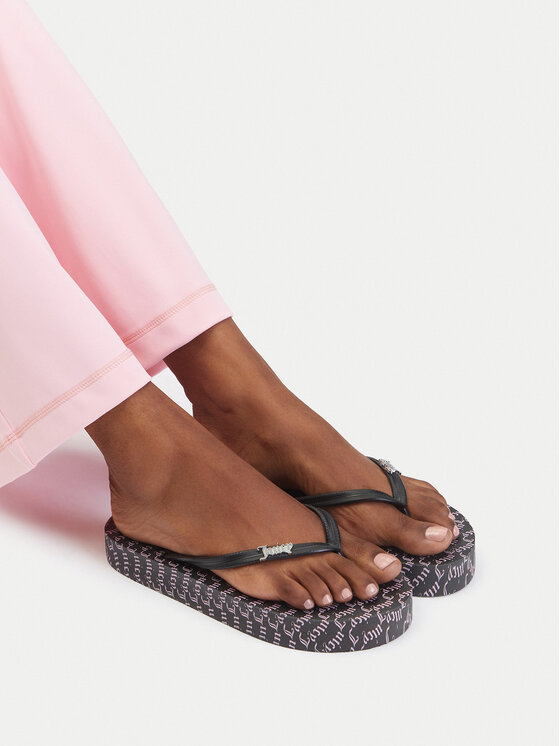 Juicy Couture Juicy Couture Flip-flops 800293 Fekete
