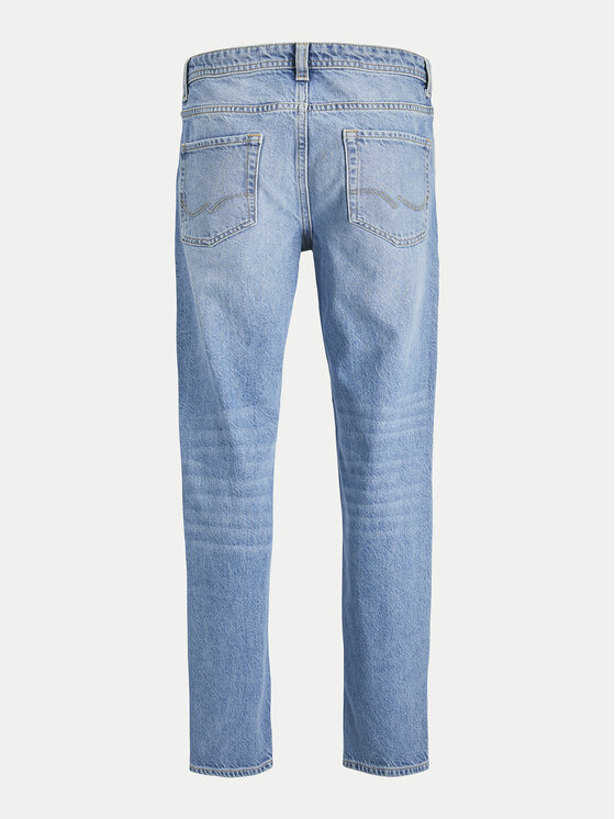 Jack & Jones Junior Jack & Jones Junior Jeansy Chris 12229486 Niebieski Relaxed Fit