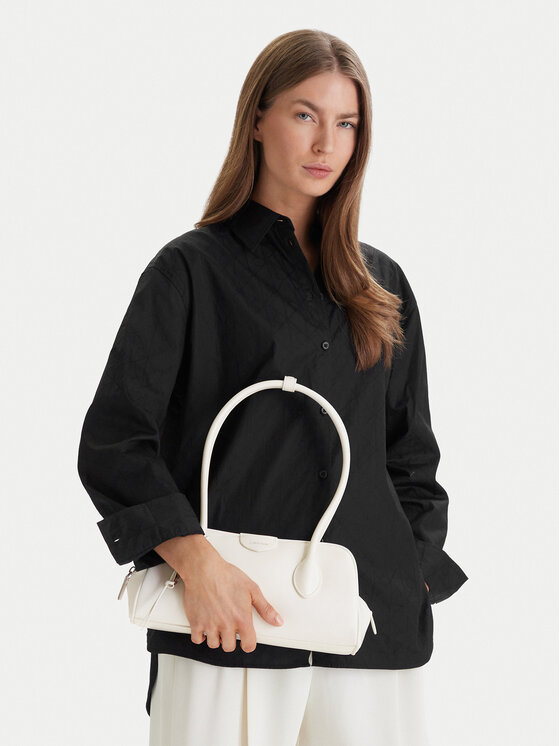 Calvin Klein Calvin Klein Ročna torba Emblem Trio Shoulder Bag LV04F3369G Bela