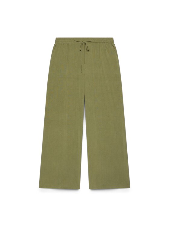 Fiorella Rubino Fiorella Rubino Pantaloni di tessuto P040L002396N0S5 Verde Over Fit