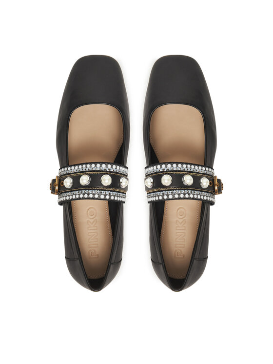 PINKO PINKO Baleriny Max 04 SD0381P003 Czarny