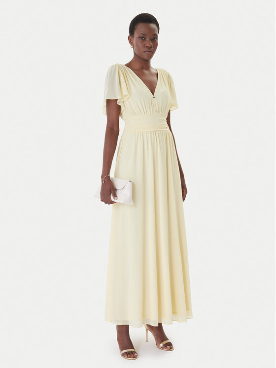 Morgan Morgan Rochie de seară 261-RLUCY Galben Regular Fit