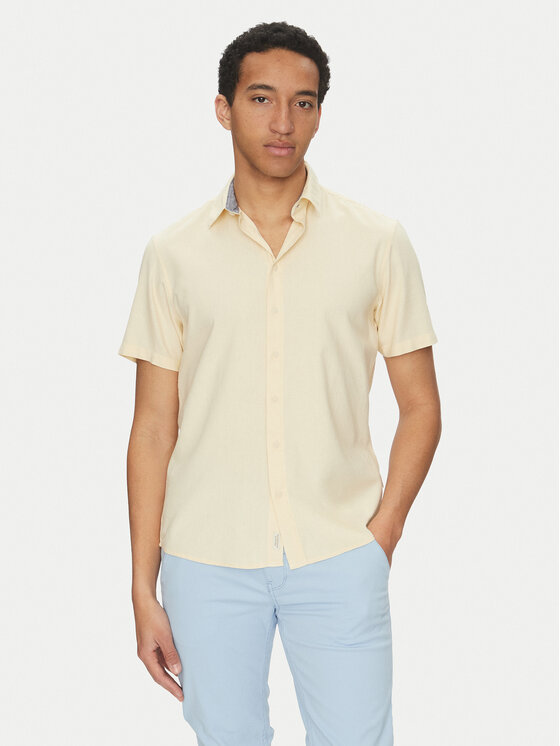 Blend Blend Särk 20717866 Beež Regular Fit
