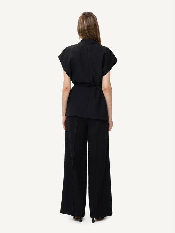 KMX KMX Kamizelka 193110007 Czarny Fitted Fit