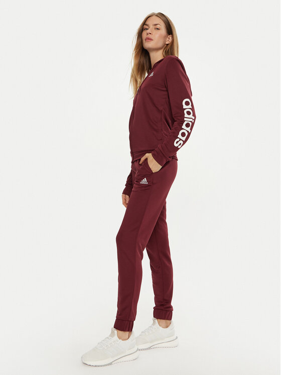adidas adidas Tepláková súprava Linear IJ8802 Hnedá Regular Fit