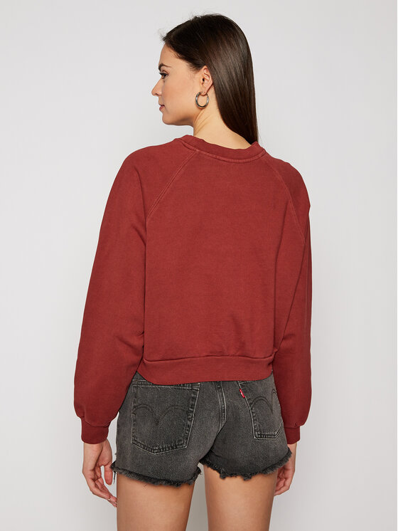 Felpa Vintage Raglan 18722-0003 Bordeaux Regular