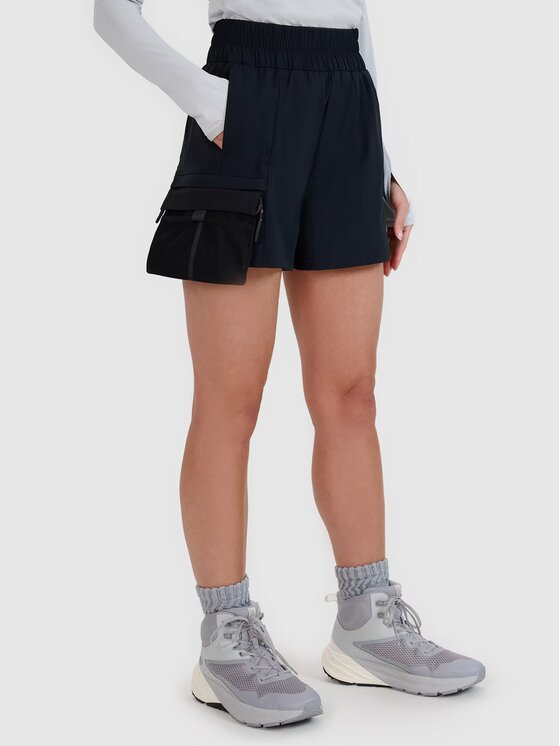 4F 4F Šortky 4FWSS25TFSHF0953-20S Čierna Regular Fit