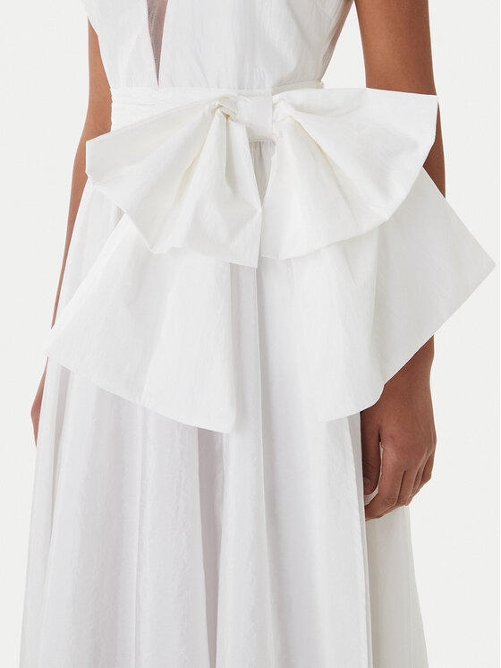 Fracomina Fracomina Abendkleid FQ26SD3009W83101 Weiß Regular Fit