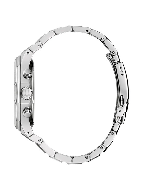 Bulova Bulova Zegarek 96B409 Srebrny