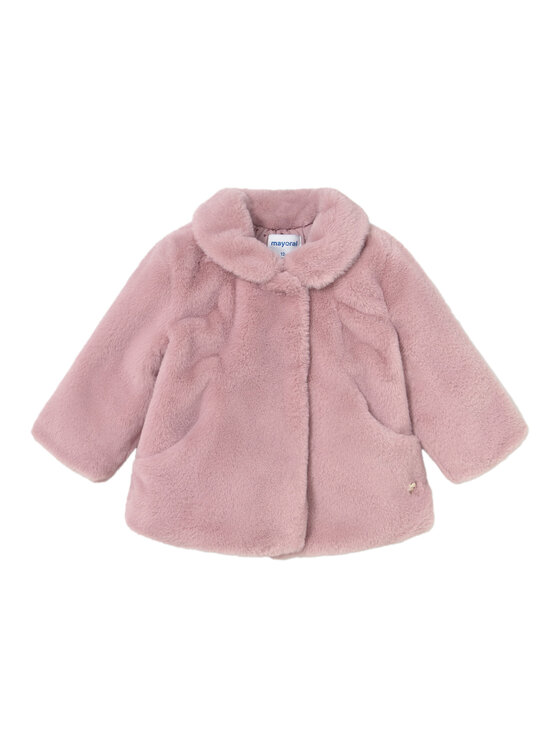 Mayoral Mayoral Шуба 2434 Рожевий Regular Fit