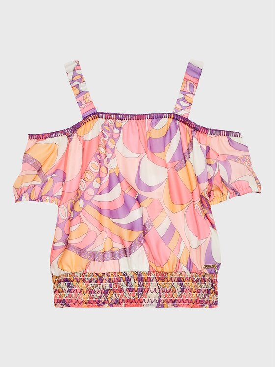 Guess Guess Bluse J3GH00 WA2T0 Orange Regular Fit