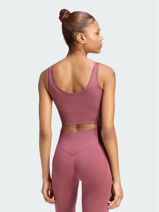 adidas adidas Sport-BH Essentials Seamless Bralette KU9730 Rosa